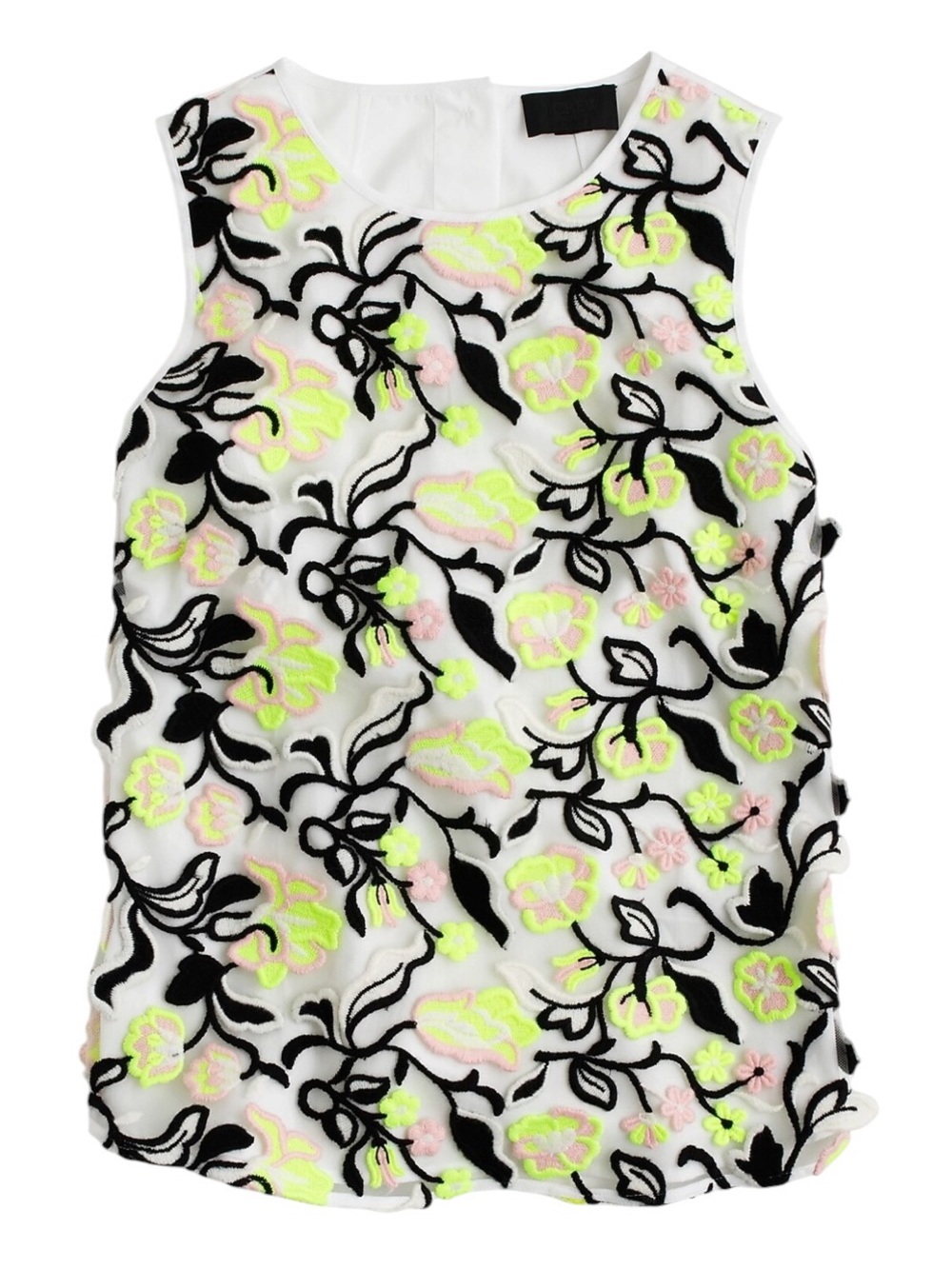 J.Crew Collection Italian Lace & Thomas Mason Sleeveless Top - Size 6